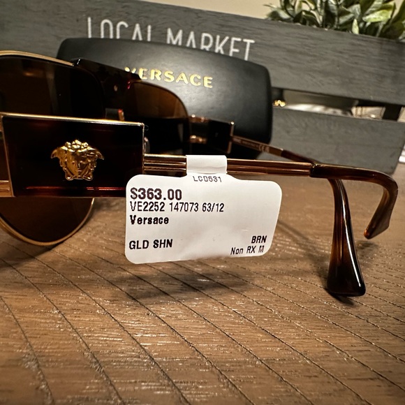 Brand new Versace aviator sunglasses AUTHENTIC